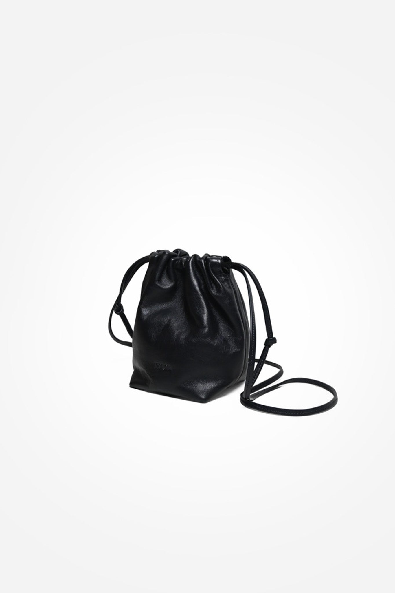 "PINCH" MINI DRAWSTRING CROSSBODY BAG